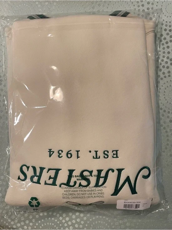 Masters Gnome Cream Sweatshirt with Green Logo - Picture 2 of 4